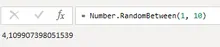 A random number
