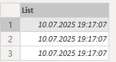 Identical or nearly identical timestamps