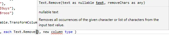 Text.Remove parameters