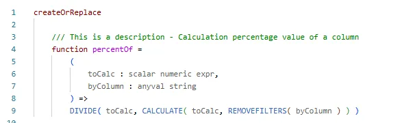 Definition of UDFx in TMDL