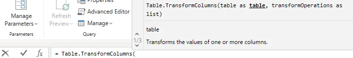 Table.TransformColumn() parameters