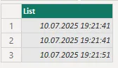 Delayed timestamp