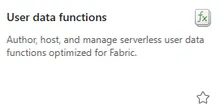 Create user data funtions