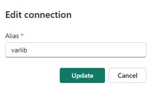 Alias for variable library