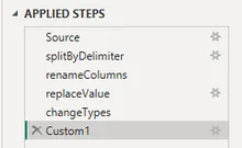 Newly added step