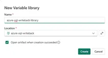New variable library