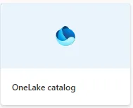 OneLake catalog