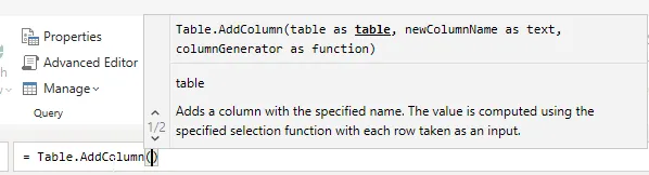Table.AddColumn options