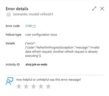 Error details